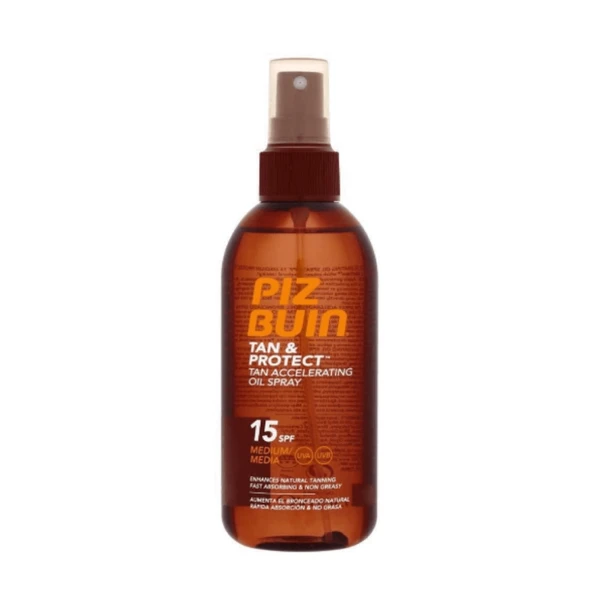 Piz Buin Tan & Protect Tanning Oil Spray SPF15 150 ml