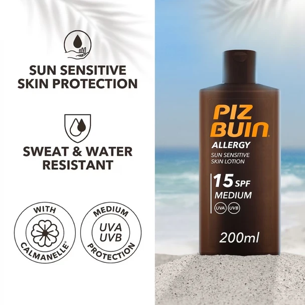 Piz Buin Allergy Sun Lotion SPF15 200 ml