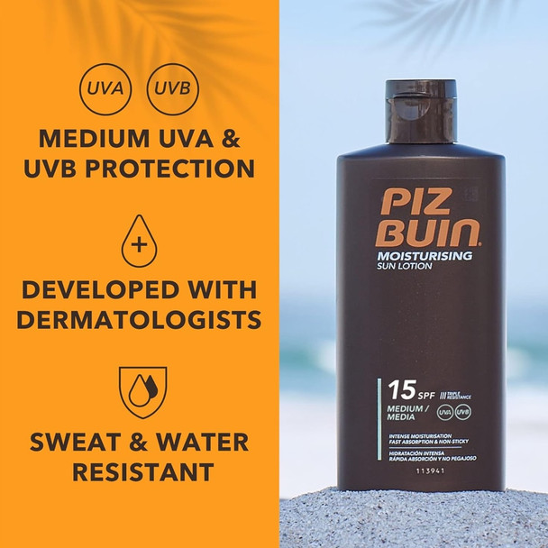 Piz Buin Moisturising Sun Lotion SPF15 200 ml