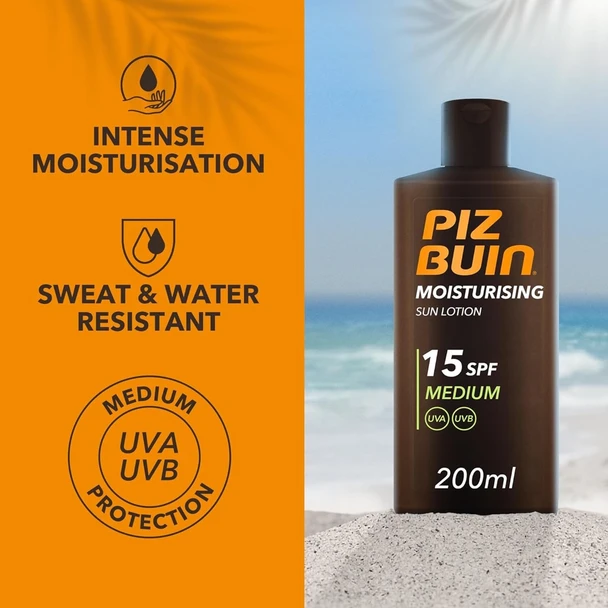 Piz Buin Moisturising Sun Lotion SPF15 200 ml