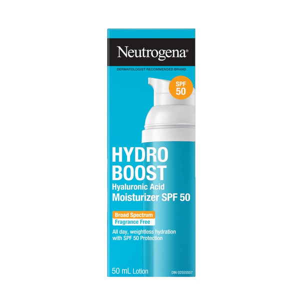 Neutrogena Hydro Boost Hyaluronic Acid Moisturizer SPF50 50 ml