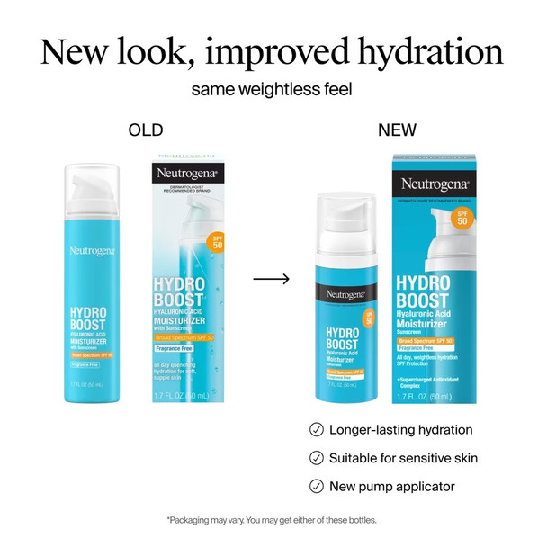 Neutrogena Hydro Boost Hyaluronic Acid Moisturizer SPF50 50 ml