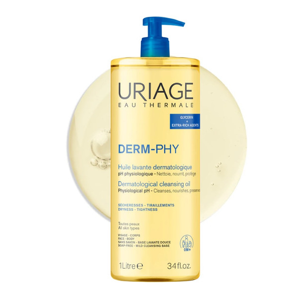 Uriage DERM-PHY Dermatological Cleansing Oil 1 L