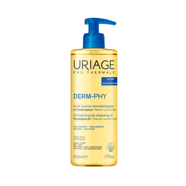 Uriage DERM-PHY Dermatological Cleansing Oil 500 ml