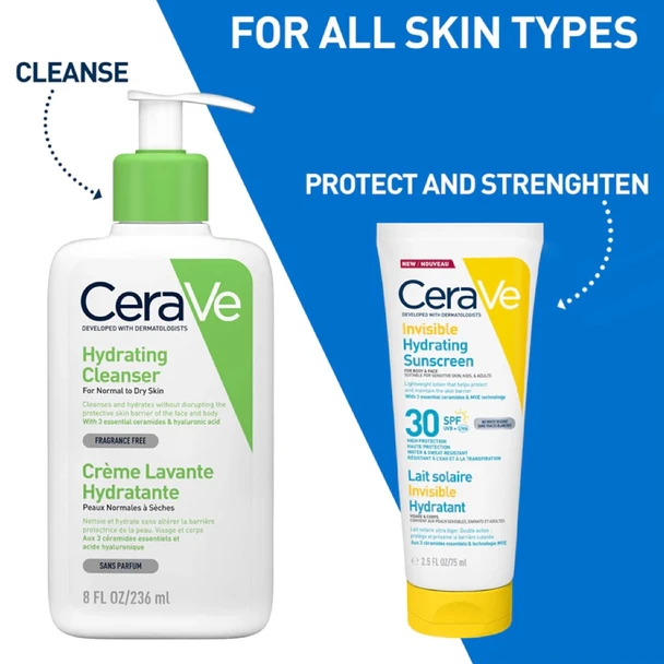 CeraVe Invisible Hydrating Sunscreen SPF30 75 ml
