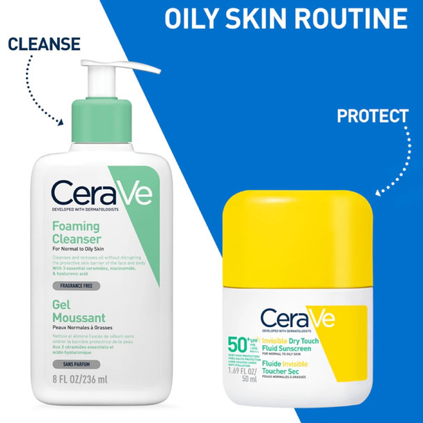CeraVe Invisible Dry Touch Fluid SPF50+ 50 ml