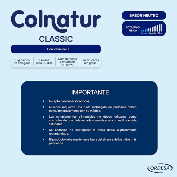 Colnatur Classic Neutral Flavor 300g
