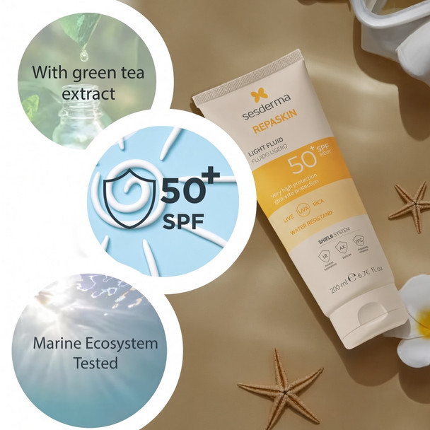 Sesderma Repaskin Light Fluid Body Sunscreen SPF50 200ml