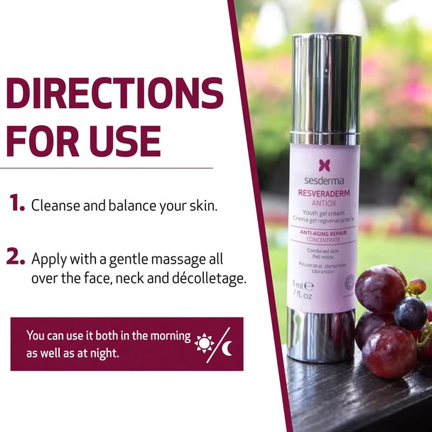 Sesderma Resveraderm Antiox Concentrate Anti Aging 50ml
