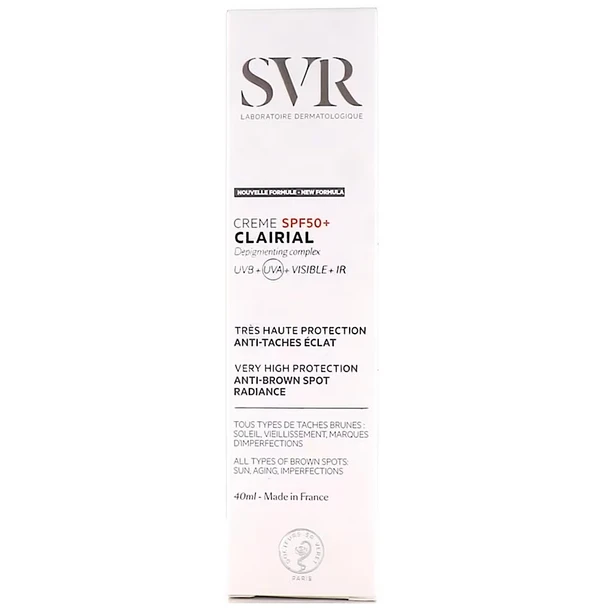 SVR Clairial Cream SPF 50+ 40ml