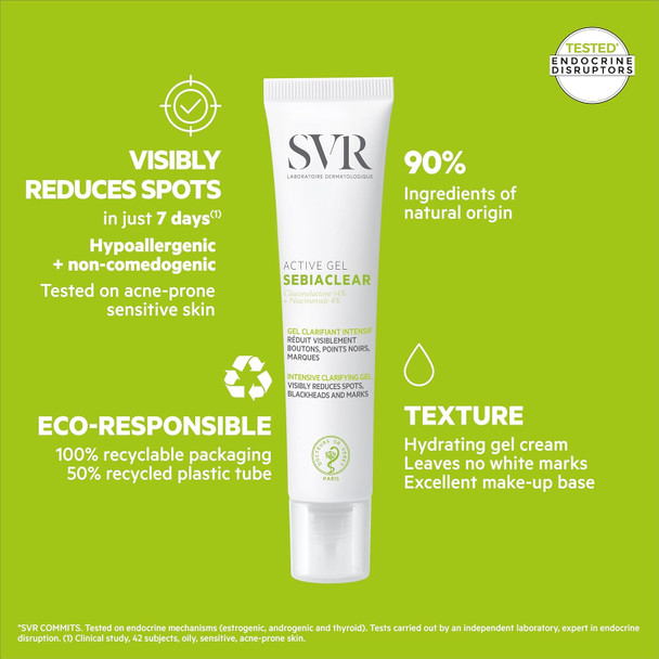 SVR Sebiaclear Active Gel 40ml