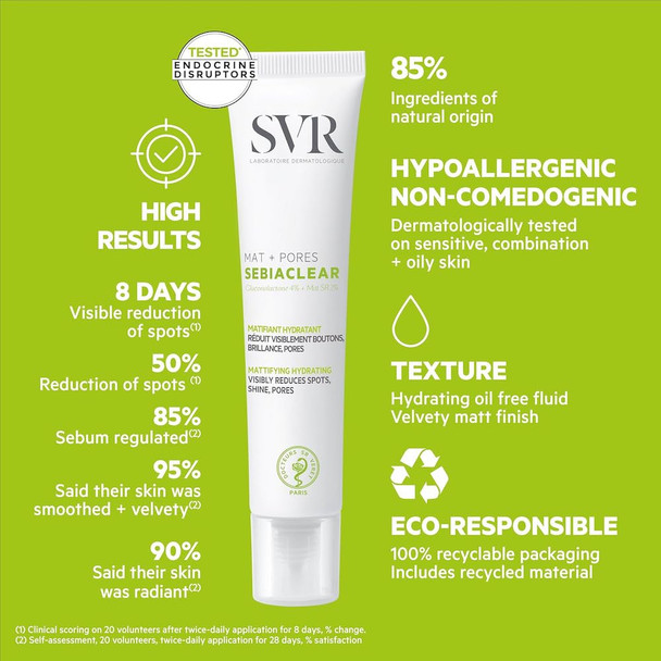 SVR Sebiaclear Mattifying Cream 40ml