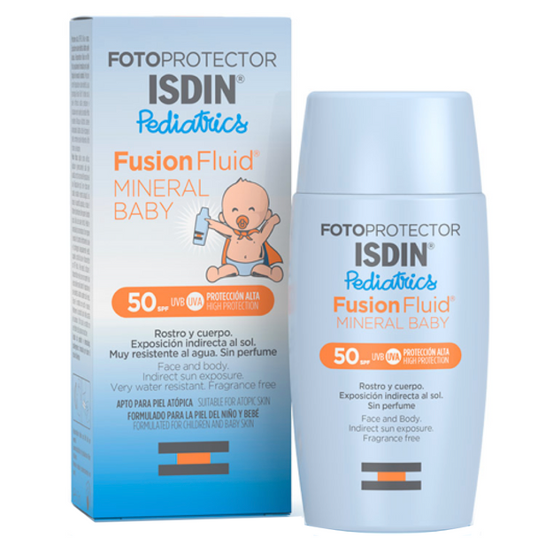 Isdin Fotoprotector Fusion Fluid Mineral Baby Pediatrics SPF50 + 50ml