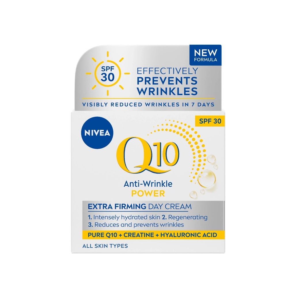 Nivea Q10 Power Day Cream Anti-Wrinkle Triple Defense SPF30 50ml