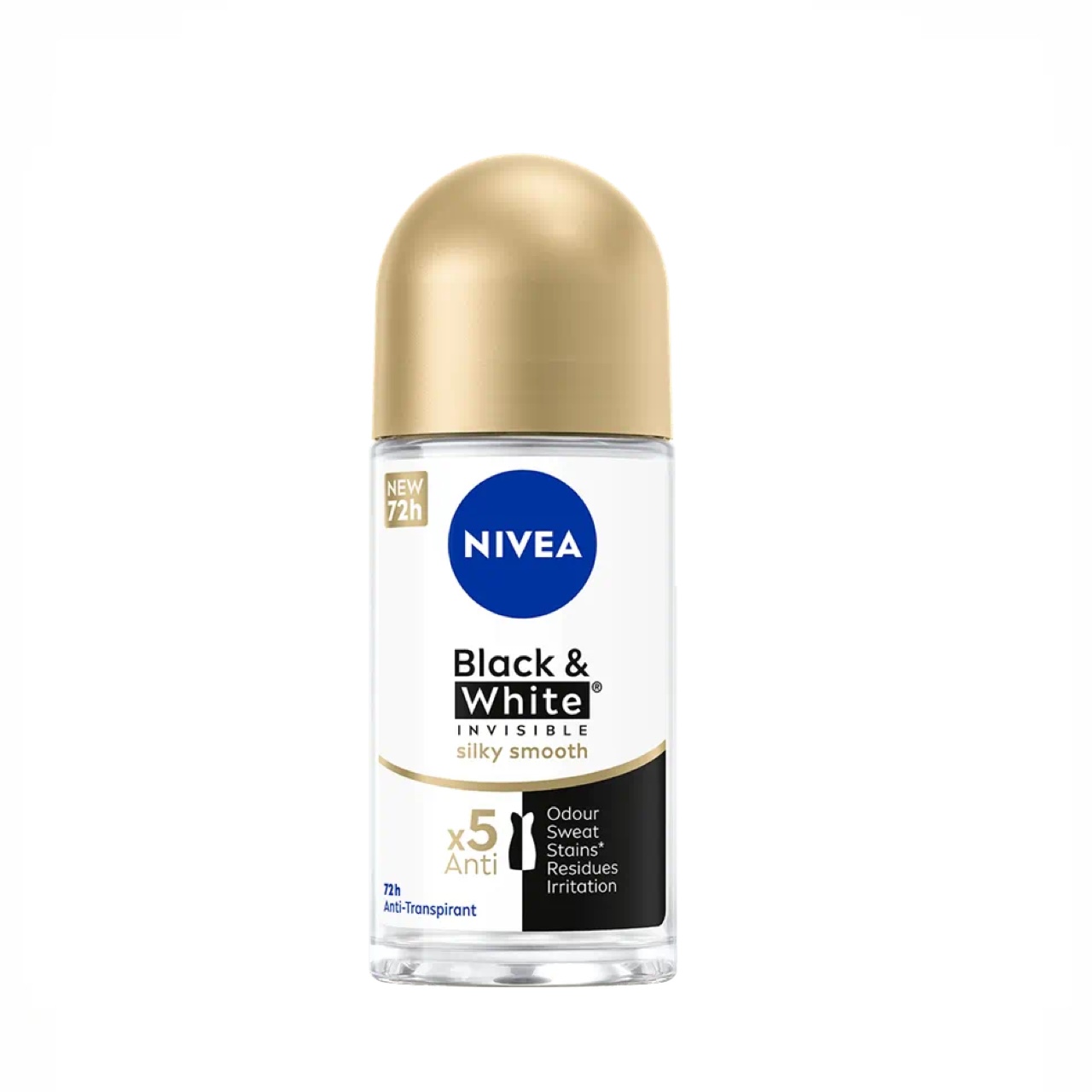 Nivea Black & White Invisible Silky Smooth Roll-On 50 ml