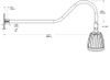 GN2LED13NRB Decorative 661 Lumens Gooseneck 13W 4000K 35 Inches Arm Rectangular GN2LED13NRB Decorative 661 Lumens Gooseneck 13W 4000K 35 Inches Arm Rectangular