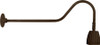GN2LED13NRBWN Decorative 661 Lumens Gooseneck 13W 4000K 35 Inches Arm Rectangular