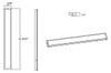 GUS17-4 GUS17 4FT 50/40/30W 5000K/4000K/3500K White