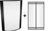 HALVS18L930-FG1-K/LC/E2 Architectural 1340 Lumens HALVS Forward & Up/down Light 25W 90CRI