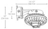 HAZBLED80CF-DG/D10 Hazardous Lighting 6540 Lumens Hazbled 80W 5000K 0-10V Dimming