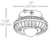 HAZXLED26C Hazardous Lighting 3427 Lumens HAZXLED26C 26W
