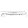 ALEDL2TWMNB/WS4 ALED 170-220-260W T2 4000K Neutral Wall Mt Wattstop 40FT Lens