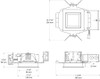 NDLED4SD-WYHC-W-B Recessed Downlights NDLED4SD 4 Inch Square Universal Dimming