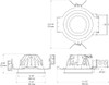 NDLED6RD-50Y-W-S Recessed Downlights NDLED6RD 6 Inch Round Universal Dimming