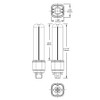 PLC-7-O-830-DIR Compacts 830 Lumens Plc 7W Omni Directional 80CRI 3000K Ballast