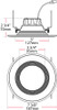 R6R11950120WB Retrofit Downlights 928 Lumens Retrofit Downlight 11W 6 Inches