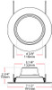 R6R14927UNVTWS Retrofit Downlights 1299 Lumens Retrofit Downlight 14W 6 Inches