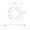 SM-TRIM-5.5R-BS Color Trim For 5.5" Sm Round Black Smooth