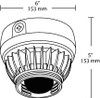 VXLED13Y-3/4 Vaporproof 507 Lumens LED 13W Warm 3/4 Ceiling No Globe No Guard