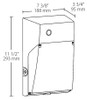WPTLED40Y/D10/PC2 Wall Packs 3578 Lumens Tallpack 40W 0-10V Dimming 277V Photocell