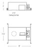 NHIOICD-16LE3 1" Iolite LED Dedicated IC Air-tight New Construction Housing Line Drawing