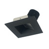 NIO-4SW40XBB/10 4" Iolite LED Square Wall Wash 1000LM / 14W 4000K Black Reflector