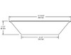 DL16 High Bays Drop Lens & Clamp Band 16 Inches Prismatic Acrylic