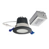 NM2-2RDCS4027BB 2" M2 Round LED Lensed Downlight 400LM / 6W 2700K 120V Matte