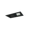 NMIOT-12-B-WW-40X-10-B Iolite MLS 2-HEAD Trim Kit Black Flange 4000K 1000LM Black Wall
