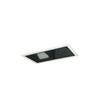 NMIOT-12-MPW-WW-50X-10-B Iolite MLS 2-HEAD Trim Kit Mpw Flange 5000K 1000LM Black Wall