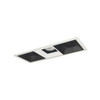 NMIOT-13-MPW-AAF-35X-10-BMPW Iolite MLS 3-HEAD Trim Kit Mpw Flange 3500K 1000LM Black/mpw