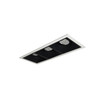 NMIOT-13-MPW-GGG-27X-10-B Iolite MLS 3-HEAD Trim Set Mpw Flange 2700K 1000LM Black Adj