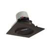 NPR-4SC35XBZ 4" Pearl LED Square Adjustable Cone Retrofit 1000LM / 12W 3500K