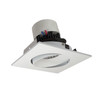 NPR-4SC35XMPW 4" Pearl LED Square Adjustable Cone Retrofit 1000LM / 12W 3500K