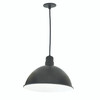 NRLM-16C3835BWLE4 16" Rlm LED Shade 3800LM 3500K Black/white 120V 0-10V/TRIAC/ELV