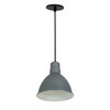 NRLM-8C1830GMWLE4 8" Rlm LED Shade 2200LM 3000K Gun Metal/white 120V 0-10V/TRIAC/ELV