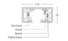 NT-331W 12' Track 1 Circuit White