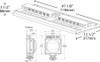 ARBAY4-360N/PIR/8CPT Aerobay 4FT 360W 4000K 120V Passive Infrared Sensor 8FT Twist
