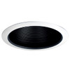 NTM-513B 5" Air-tight Black Baffle Cone W/ White Flange