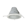 NTM-513W 5" Air-tight Black White Cone W/ White Flange